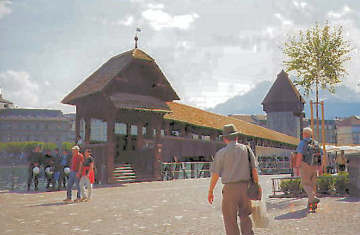 Kappellbrücke. Photo by Lisette Keating May, 2005